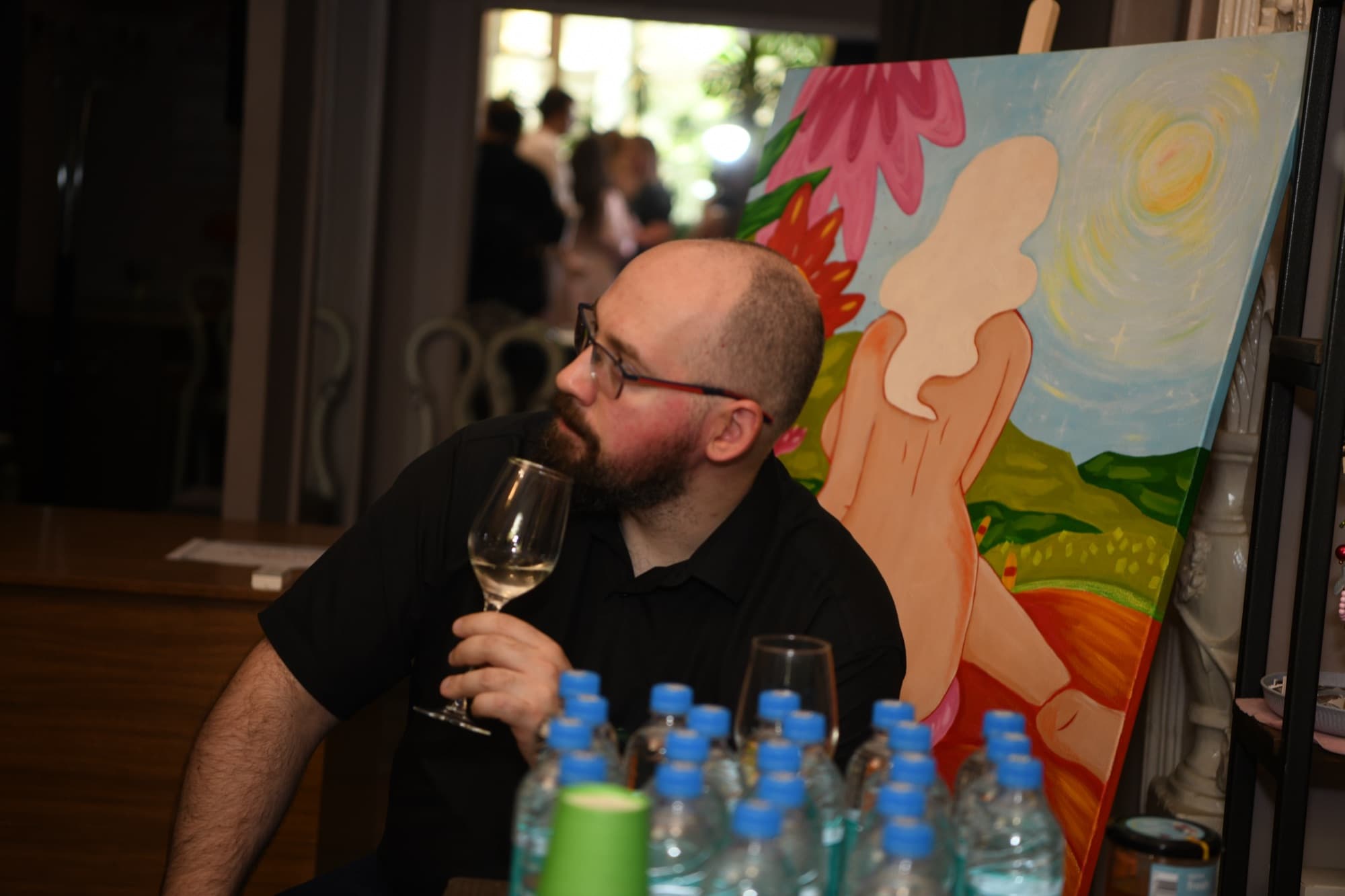 Photo from the opening of Leri Pai’s solo exhibition at Nostalgia art-café — 26